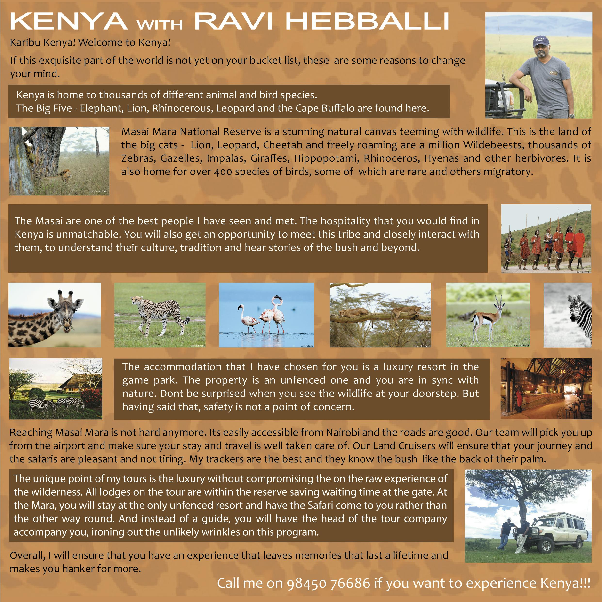 visit kenya with us - itenerary